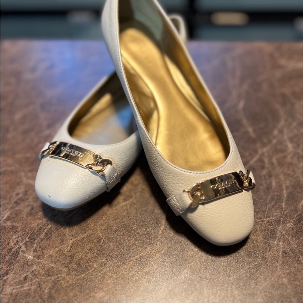 Coach Leather Flats